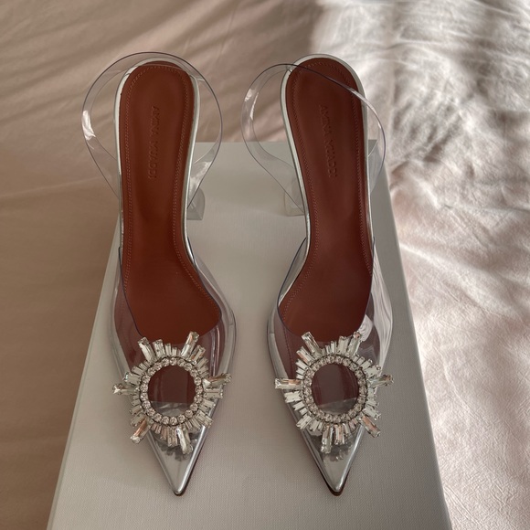 Amina Muaddi Shoes - Amina Muaddi Begum PVC Slipper